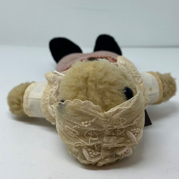 Raebhat Originals Faces of Time Prairie Dog Bear 13 inch Vintage Scotland Tweed - Picture 12 of 16